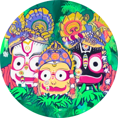 Sri Jagannatha, Sri Baladeva y Srimati Subhadra